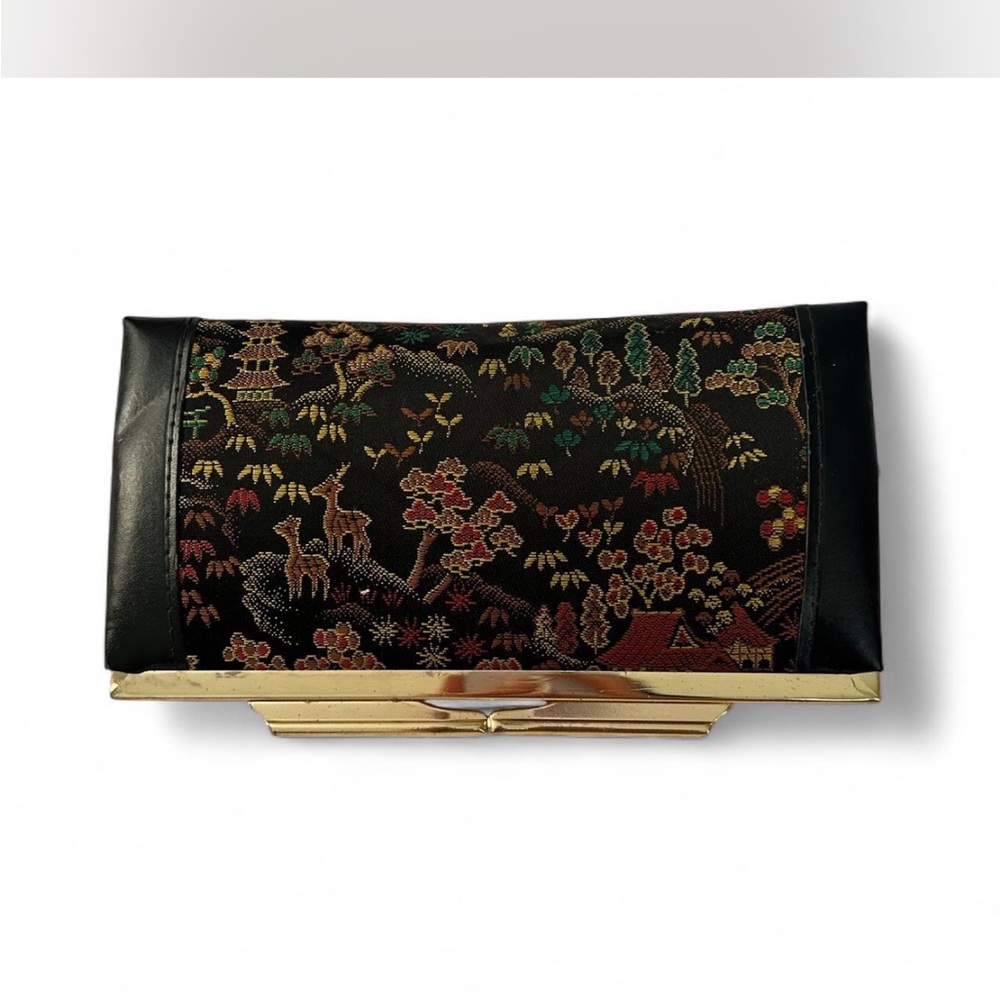 Elegant Black and Gold Clutch